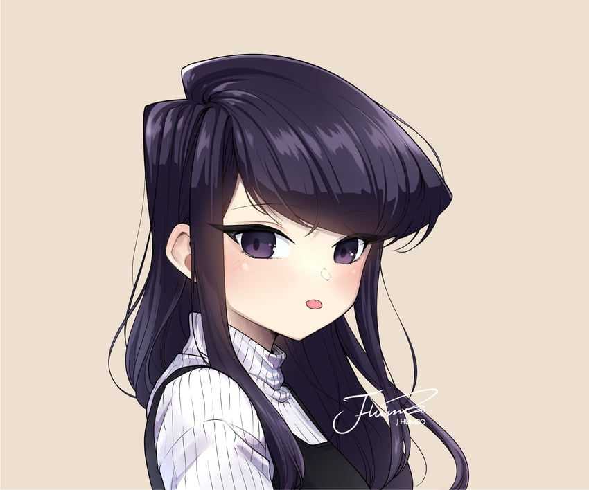 komi shouko (komi-san wa komyushou desu) drawn by j_humbo