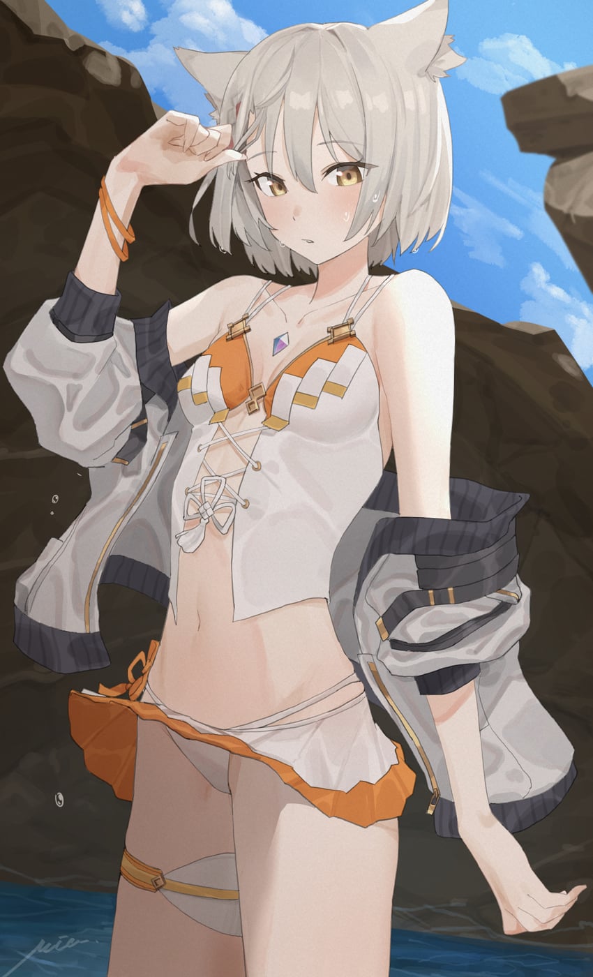 mio (xenoblade chronicles and 1 more) drawn by mia_cbx