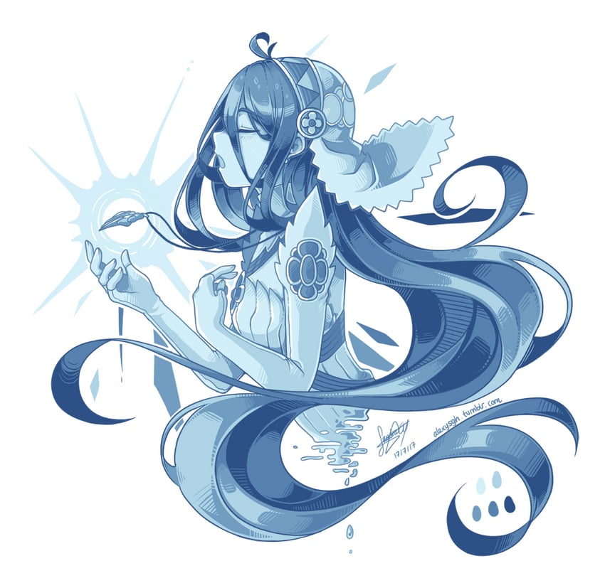 azura (fire emblem and 1 more) drawn by sandragh