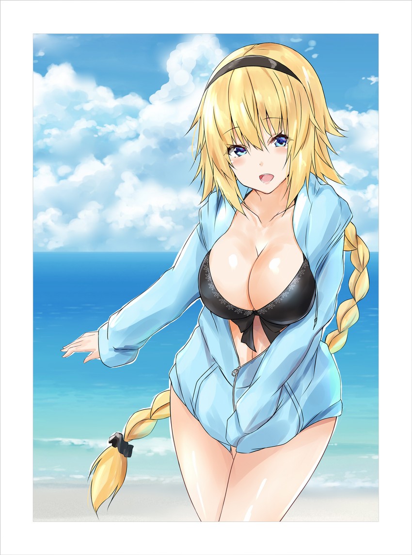 jeanne d'arc (fate and 1 more) drawn by saku_(kudrove)