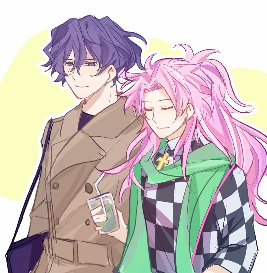 hatsutori hajime and utsugi noriyuki (saibou shinkyoku) drawn by xilanai