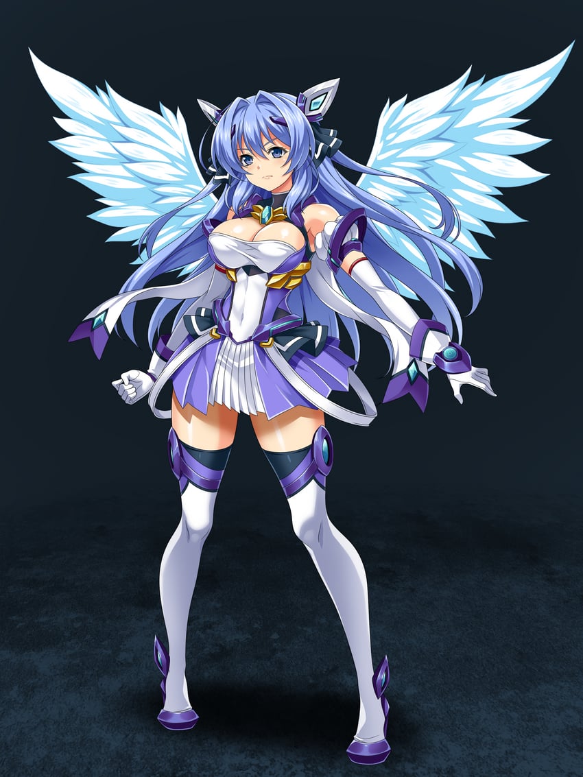 katsuragi marina and exs-tia (kouyoku senki exs-tia and 1 more) drawn by sirano