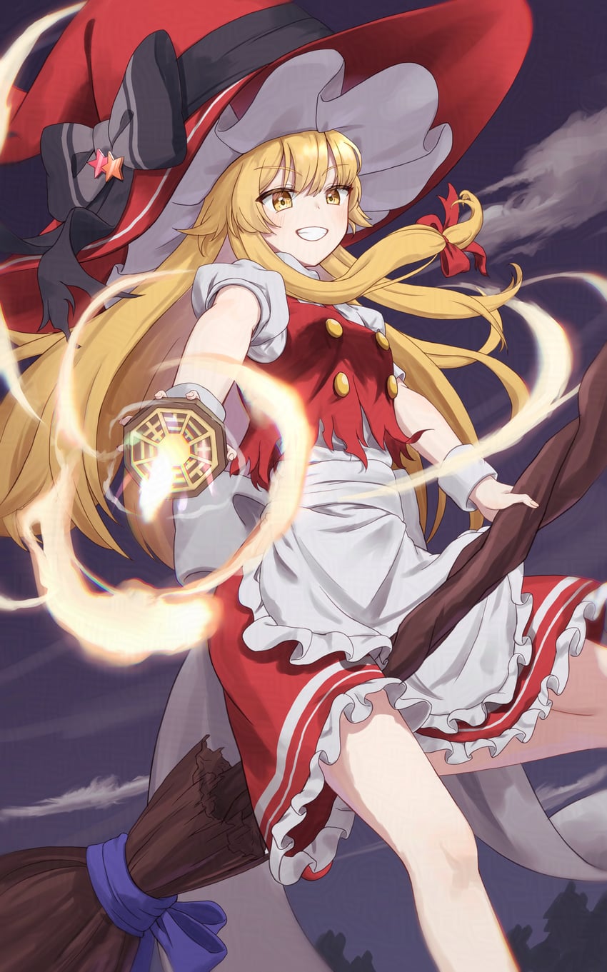 kirisame marisa (touhou and 1 more) drawn by beckody