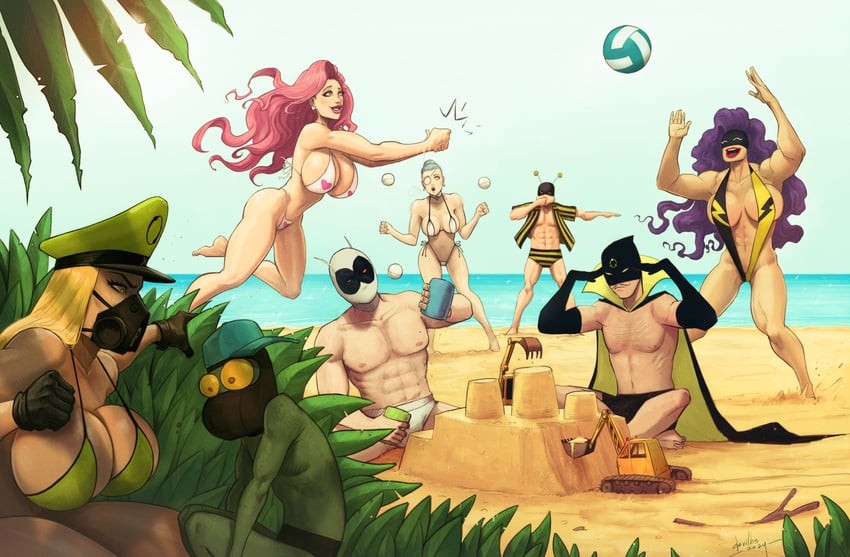 madame gekko, mighty moth, thunder storm, doctor miracle, venus, and 2 more (original) drawn by devilhs