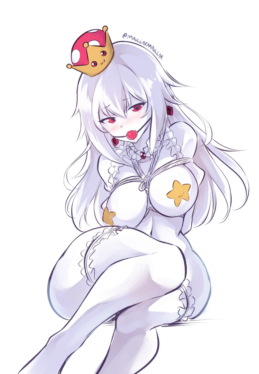 princess king boo (mario and 2 more) drawn by maullarmaullar