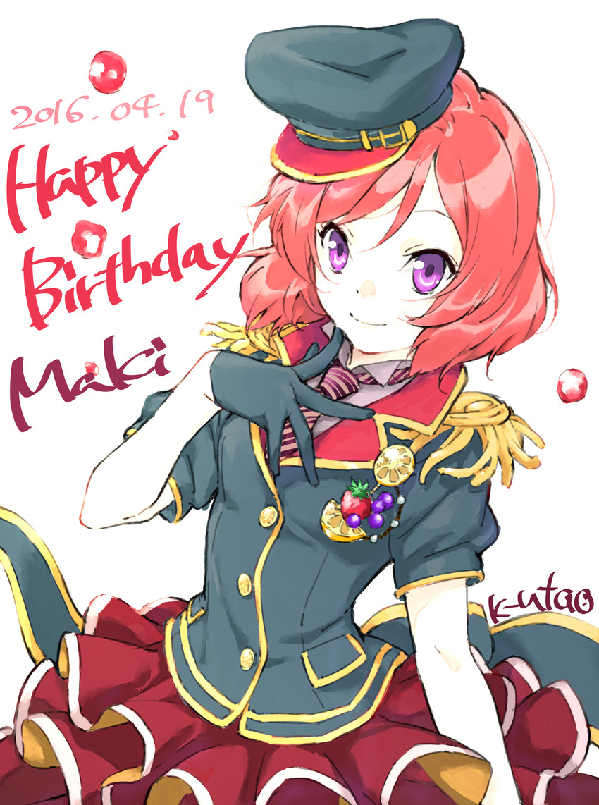 nishikino maki (love live! and 2 more) drawn by k_utao