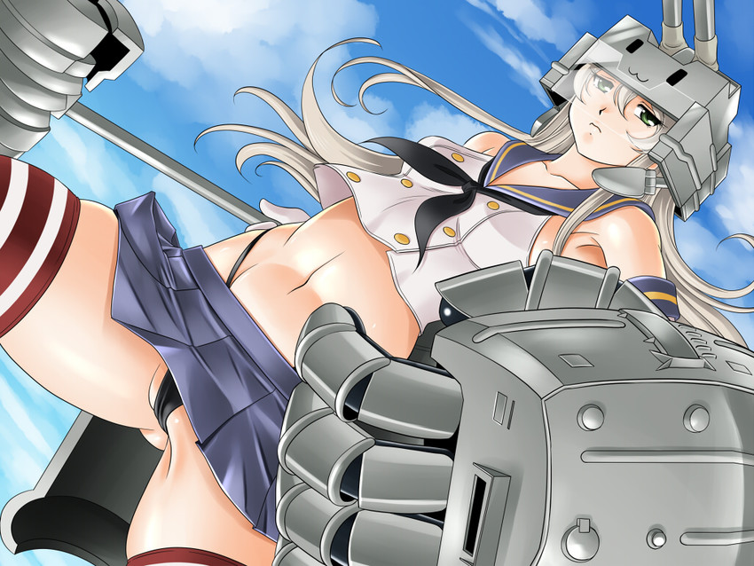 shimakaze and rensouhou-chan (kantai collection) drawn by lento_(glamour_works)