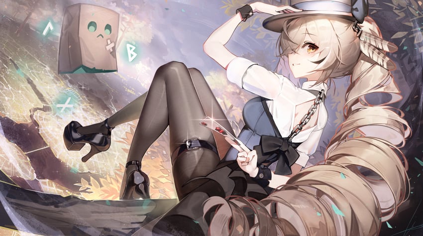 nanashi mumei and friend (hololive and 1 more) drawn by ribiadan