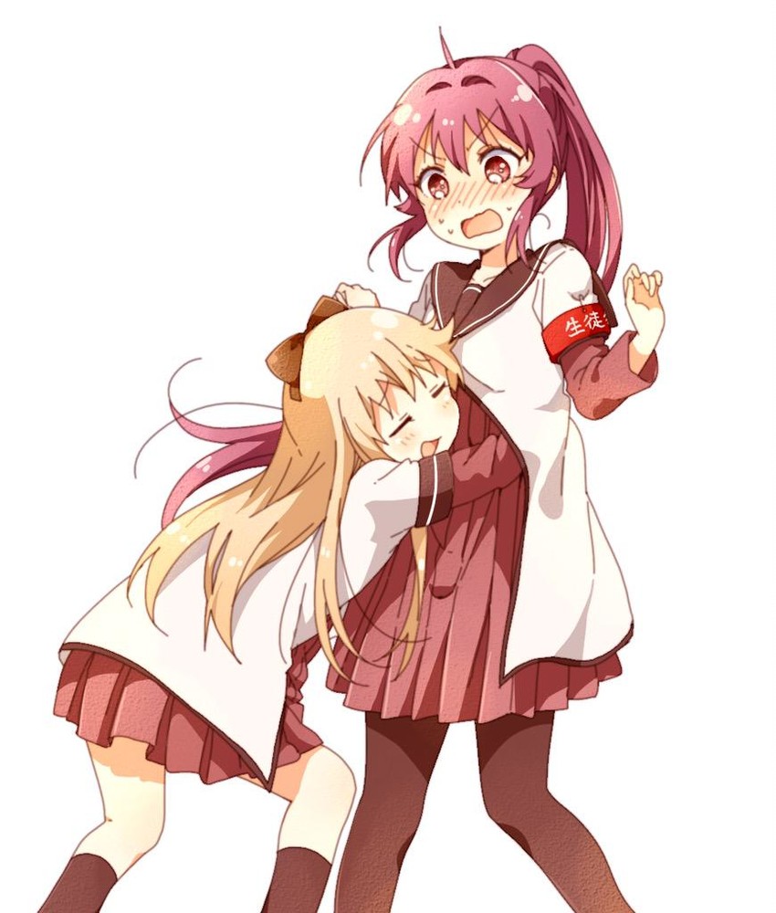toshinou kyouko and sugiura ayano (yuruyuri) drawn by namori