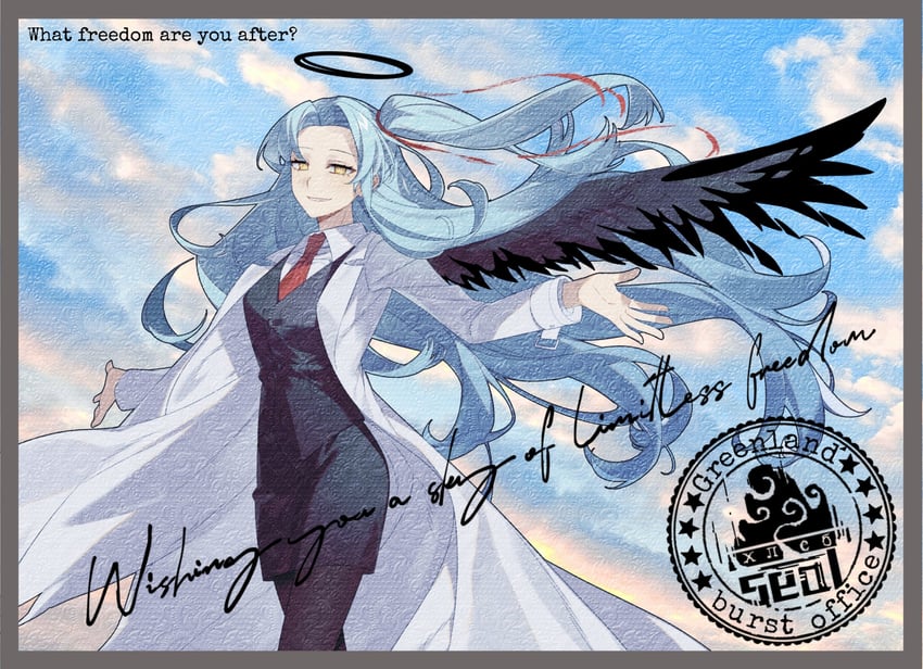 angela (project moon and 1 more) drawn by zukichou