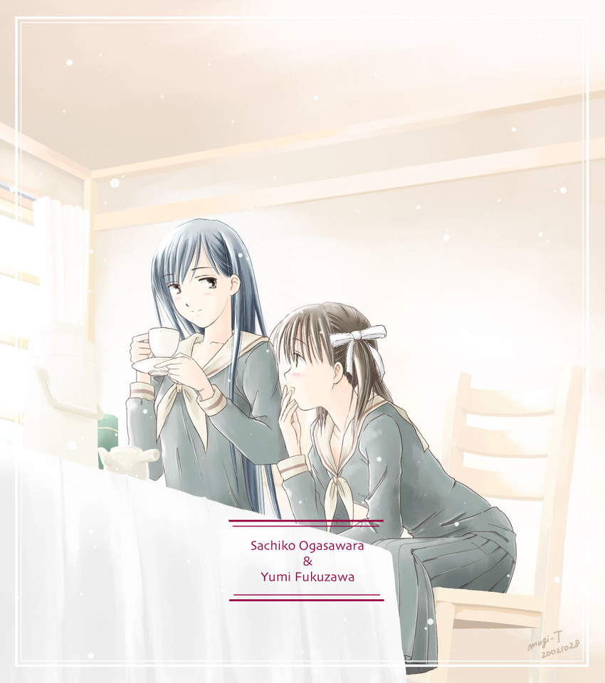 fukuzawa yumi and ogasawara sachiko (maria-sama ga miteru) drawn by takahashi_mugi