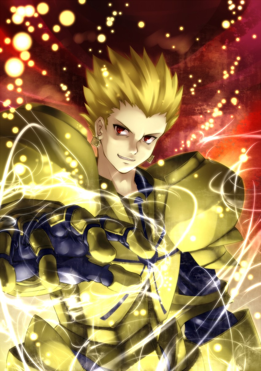 gilgamesh (fate and 1 more) drawn by chaigidhiell