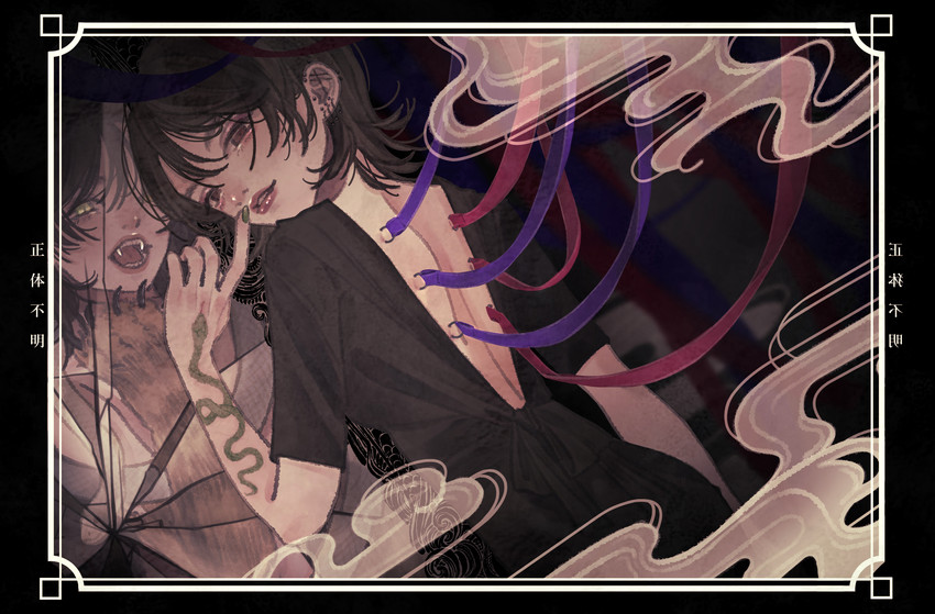 houjuu nue (touhou) drawn by numeno_(nununumeno)