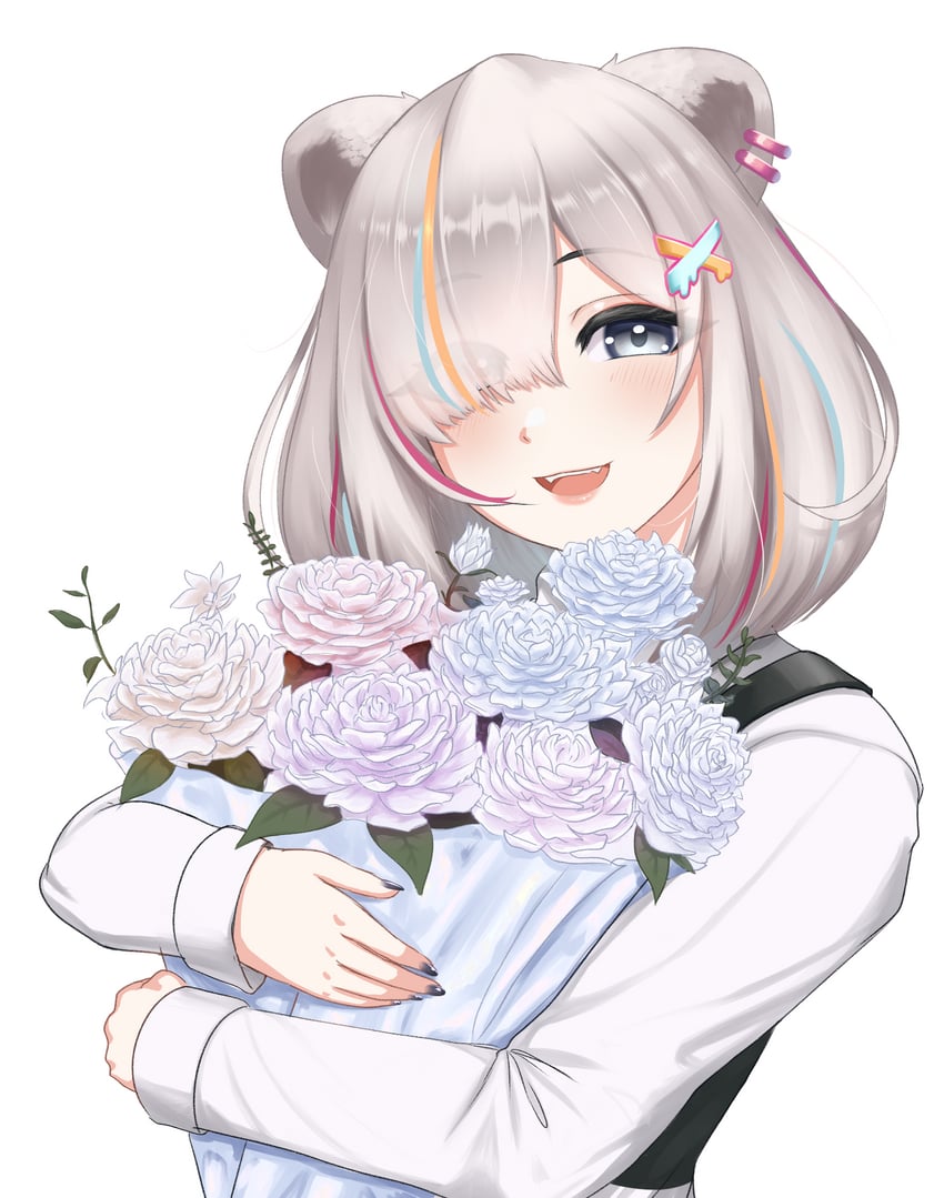 shishiro botan (hololive) drawn by haru_core
