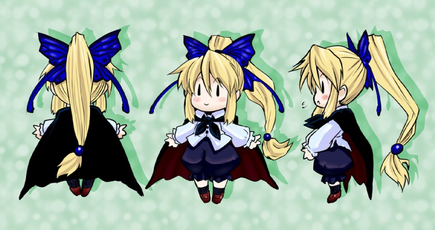 wriggle nightbug and shanghai doll (touhou) drawn by madara_inosuke