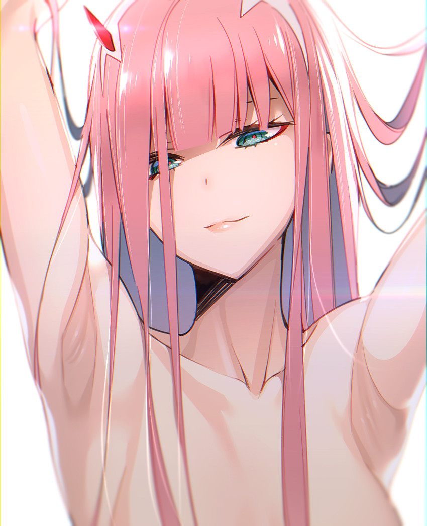 zero two (darling in the franxx) drawn by hizuki_akira