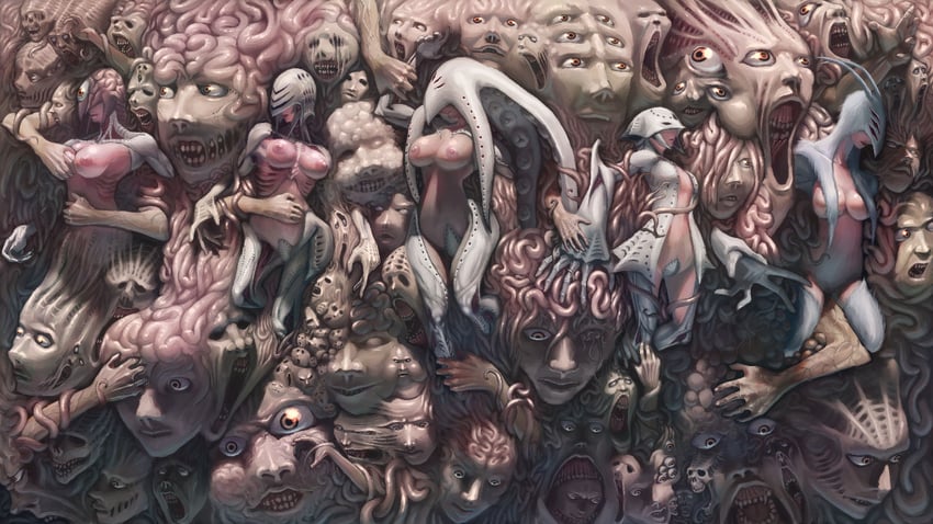 laz-dba-dgiw, lanmoliwf, polenmy-ma-mo, pyocoletos, and klavhula-velicss (angel at dusk) drawn by toguromaki_kumoyuki