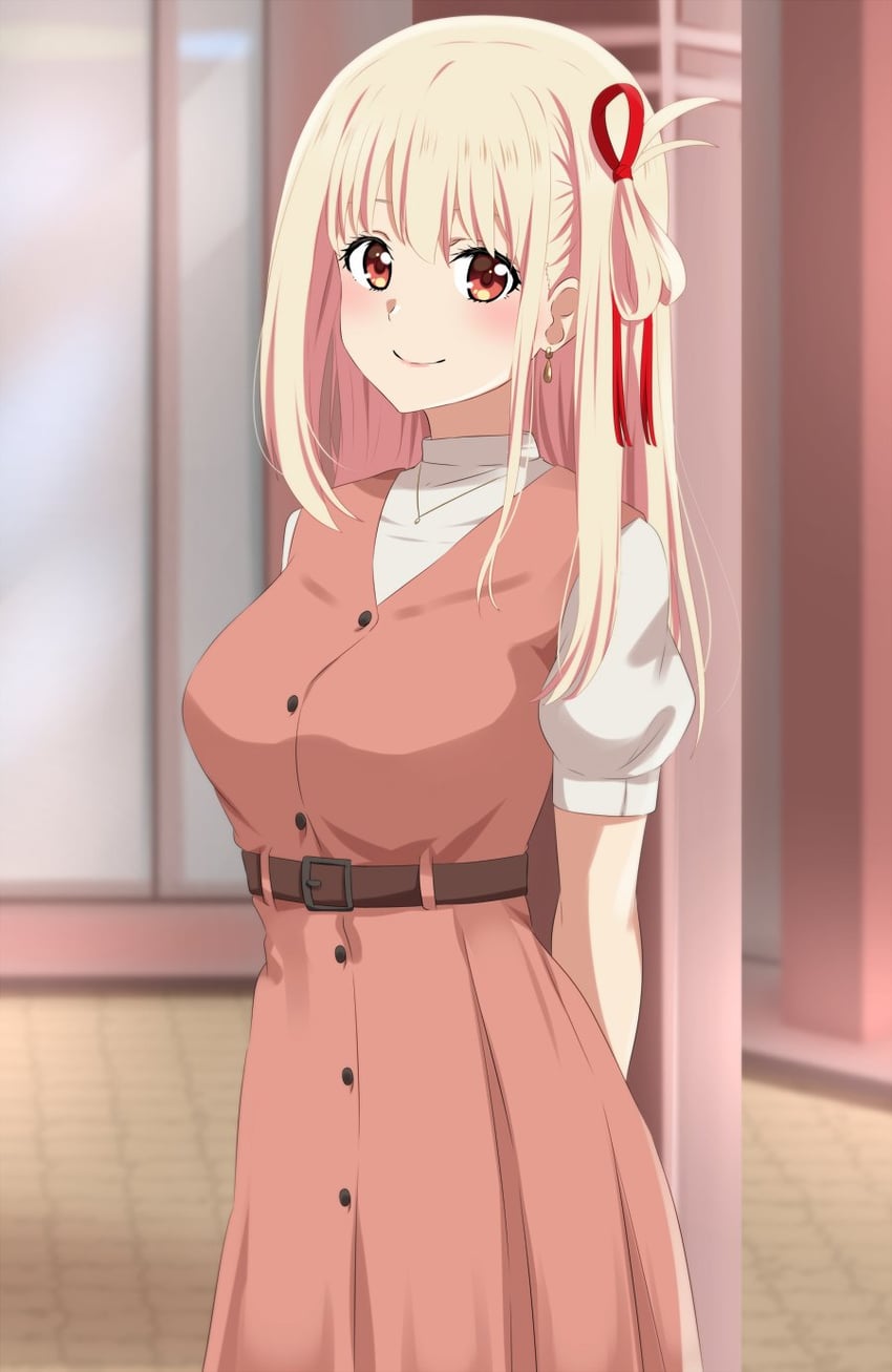 nishikigi chisato (lycoris recoil) drawn by dars_(recolors)