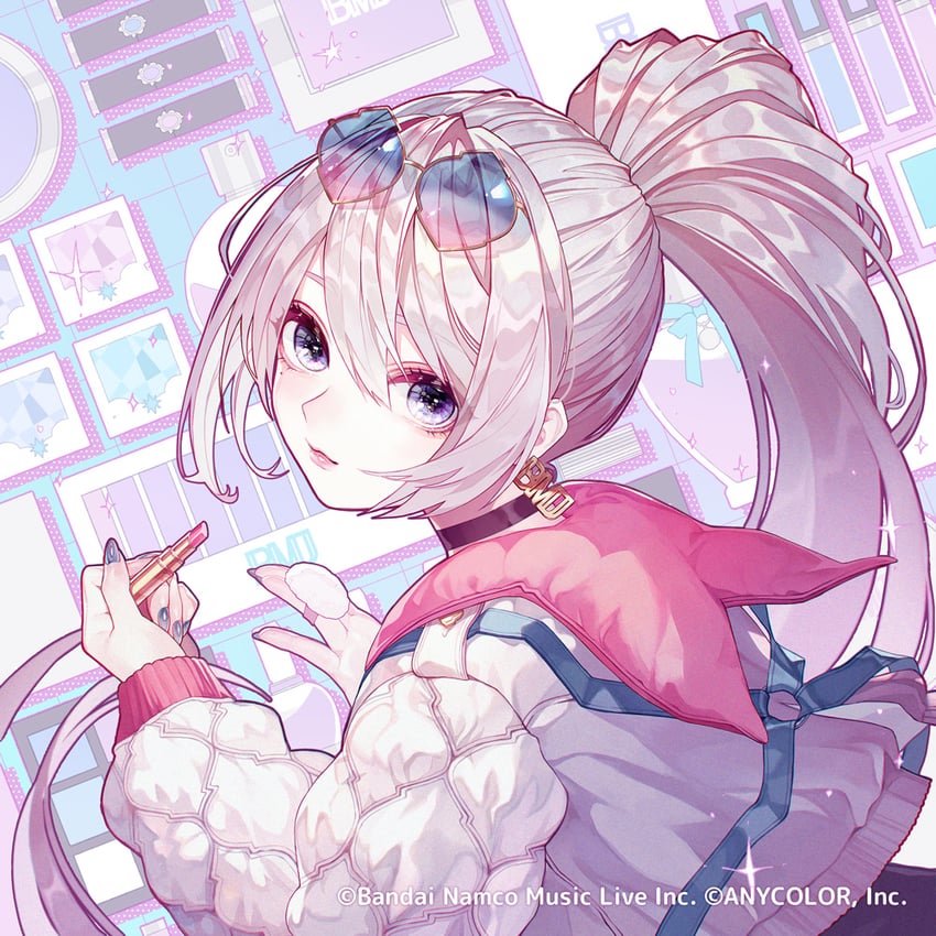 higuchi kaede (nijisanji and 1 more) drawn by reniirean