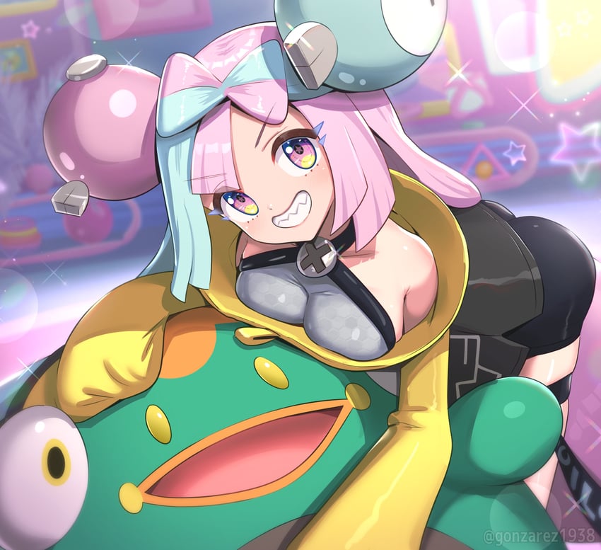 iono and bellibolt (pokemon and 1 more) drawn by gonzarez