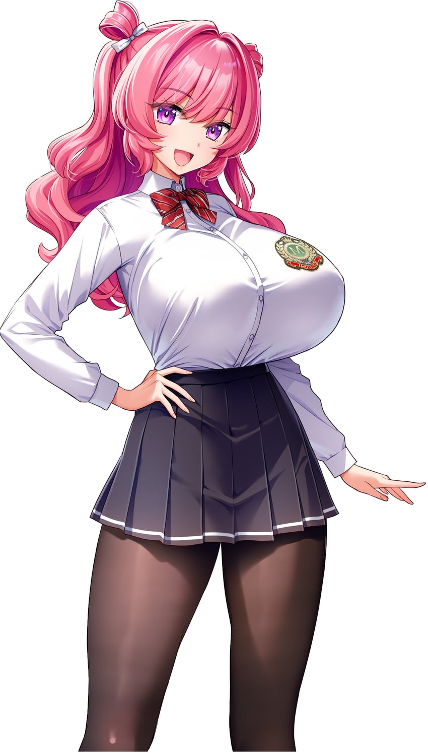 chichino kaori (motto! haramase! honoo no oppai isekai oppai bunny gakuen!) drawn by derauea