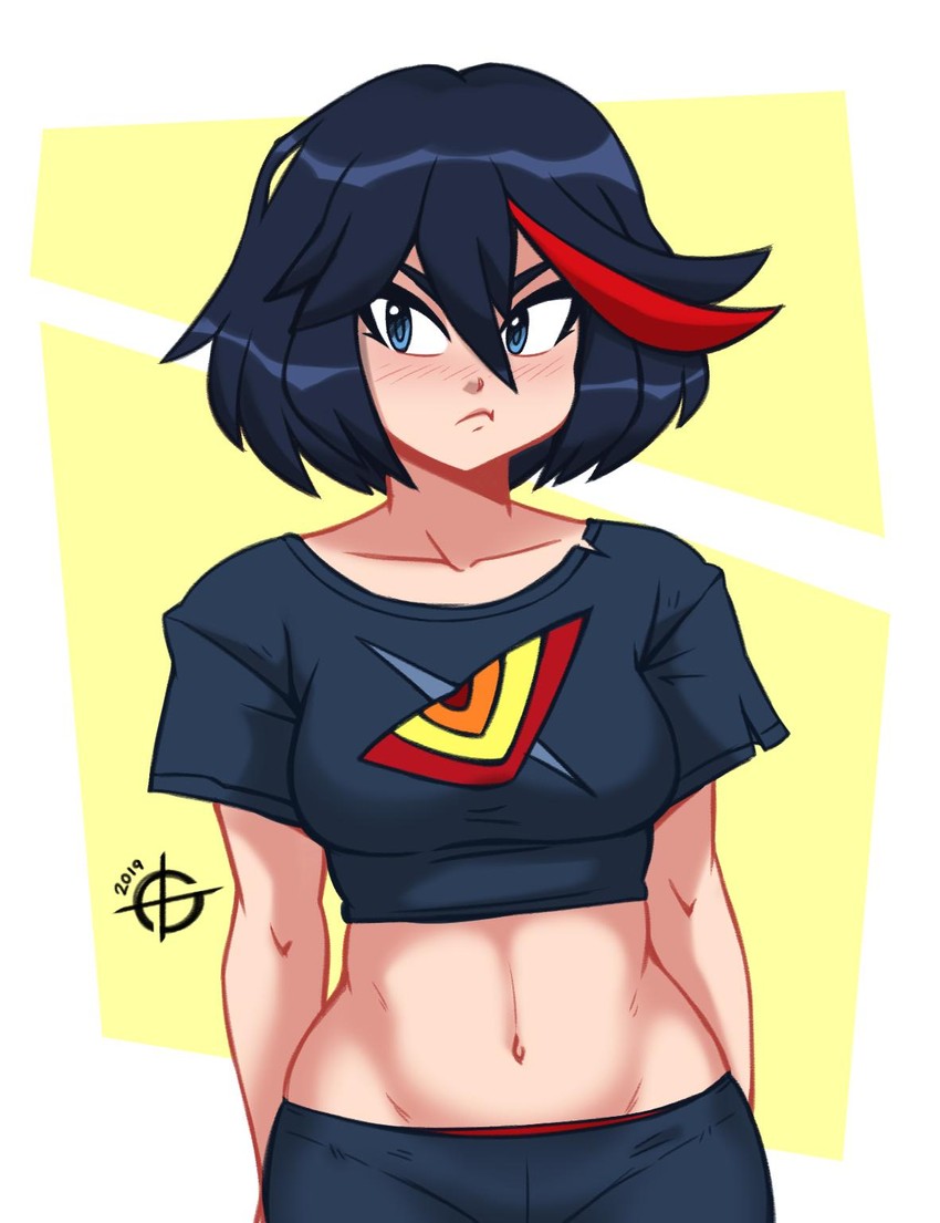 matoi ryuuko (kill la kill) drawn by taggo