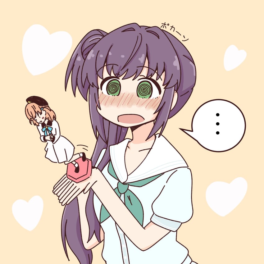 hinoshita kaho and otomune kozue (love live! and 1 more) drawn by amado_(amaddo_club)