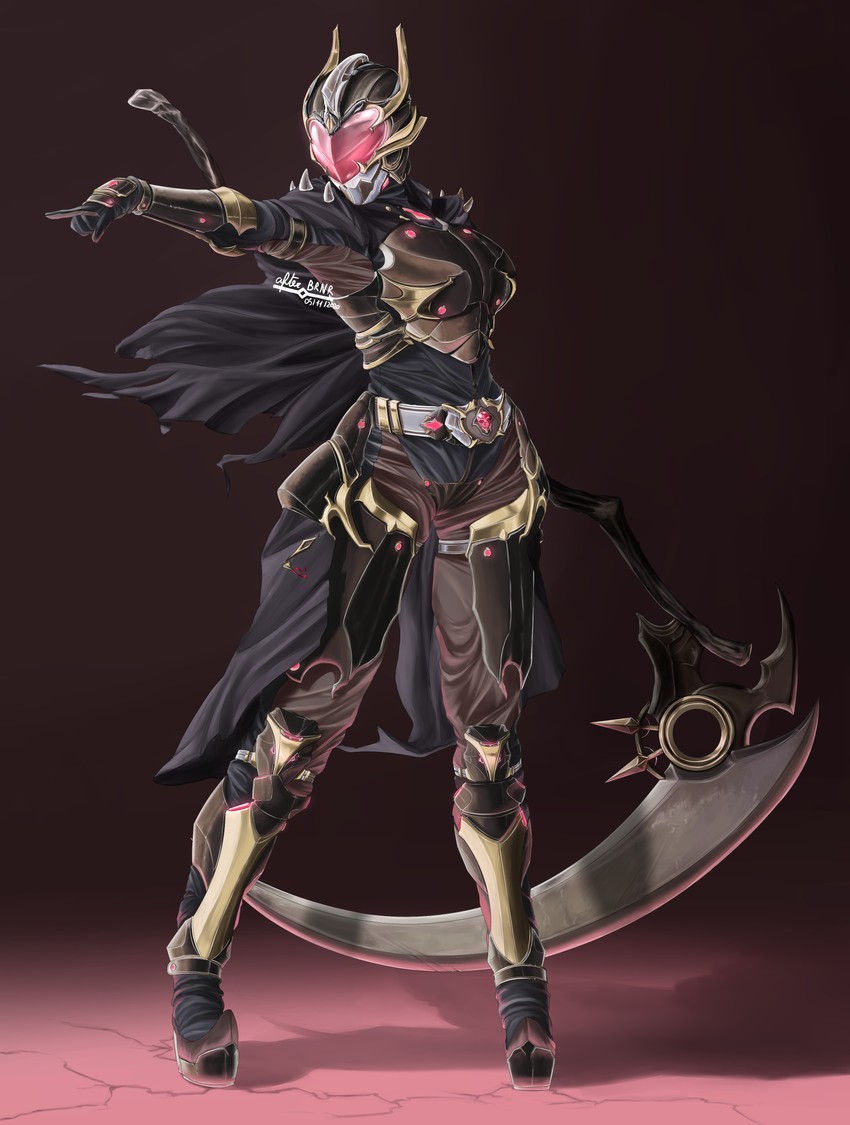 mori calliope (hololive and 2 more) drawn by afterbrnr
