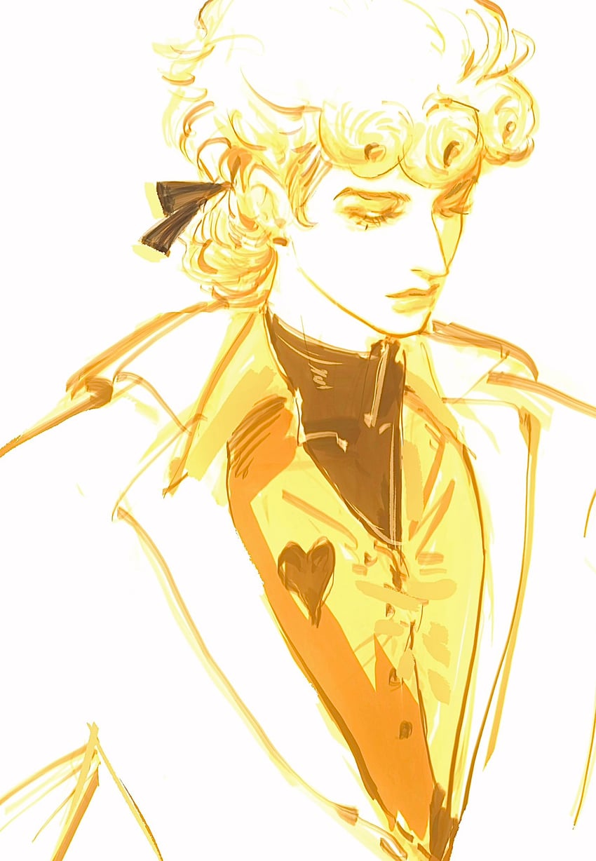 giorno giovanna (jojo no kimyou na bouken and 1 more) drawn by a_io_u
