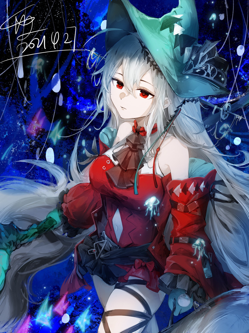 skadi and skadi the corrupting heart (arknights) drawn by luan_teng