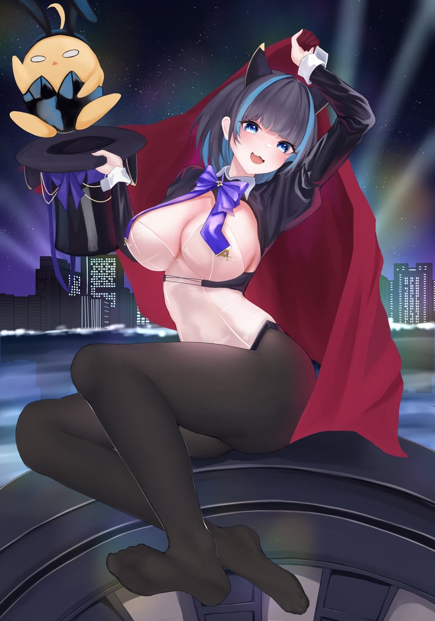 manjuu and cheshire (azur lane) drawn by sazuna_(user_gepn5443)