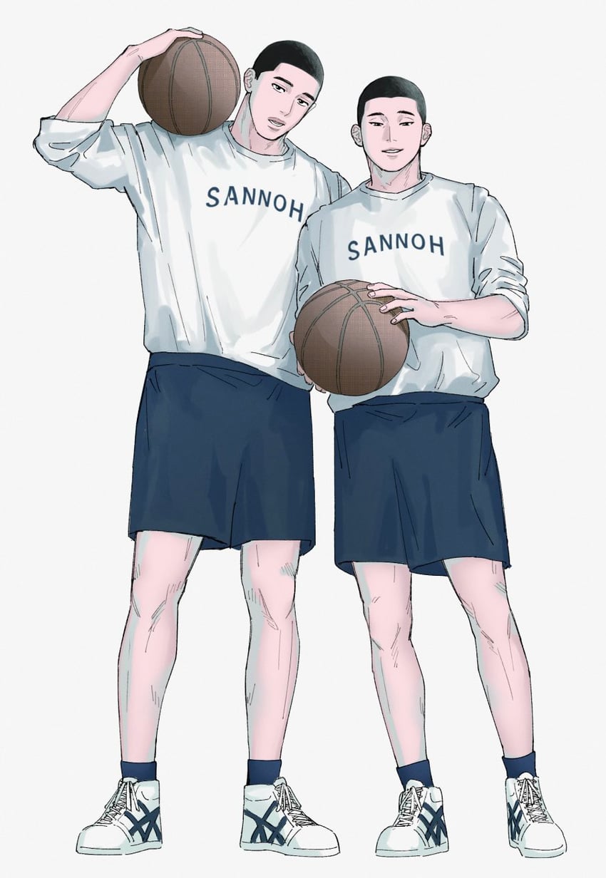 fukatsu kazunari and ichinokura satoshi (slam dunk) drawn by mcm3b3