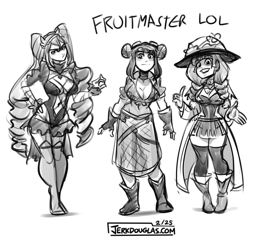 dratena belbury, monica bolst, and flower hat (hazure skill "kinomi master": skill no mi (tabetara shinu) wo mugen ni taberareru you ni natta ken ni tsuite) drawn by jerkdouglas