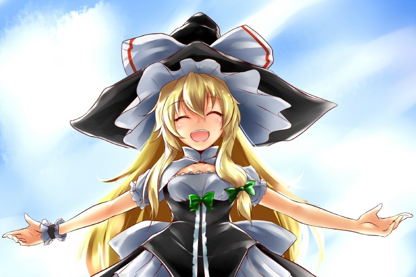 kirisame marisa (touhou and 1 more) drawn by k2isu