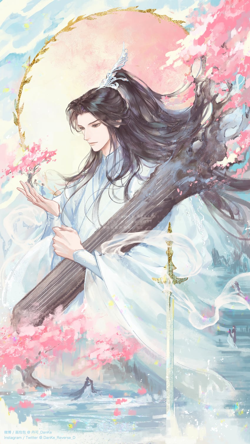 chu wanning and mo ran (erha he ta de bai mao shizun) drawn by danke_reverse_d