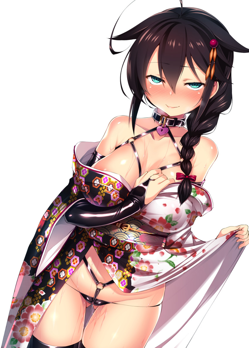 shigure and shigure kai ni (kantai collection) drawn by satou_kuuki
