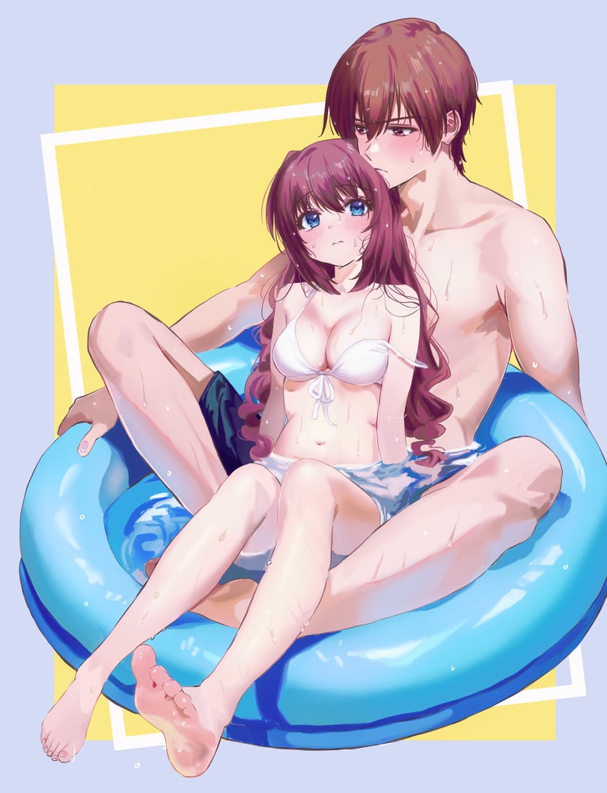 natsume kyousuke and a-chan (little busters!) drawn by miiizuno_lbs