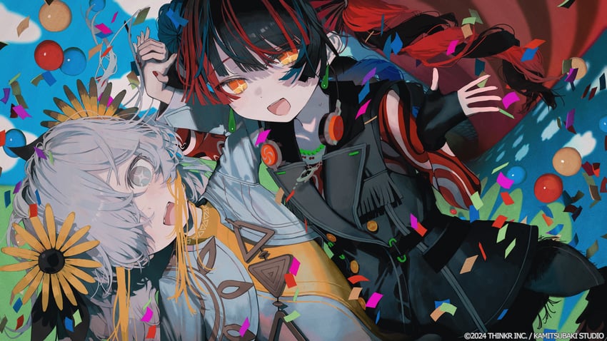 isekaijoucho and harusaruhi (kamitsubaki studio and 1 more) drawn by tekito_midori