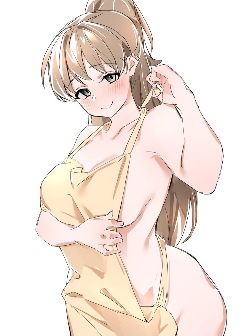 makihara shiho (idolmaster and 2 more) drawn by karan