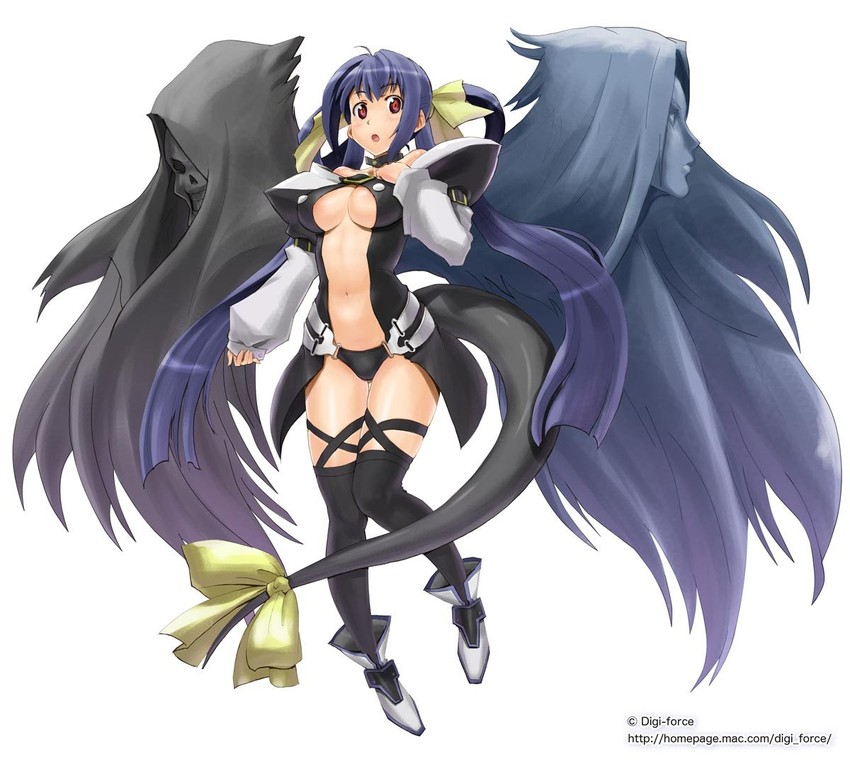 dizzy, necro, and undine (guilty gear and 2 more) drawn by kimura_shigetaka