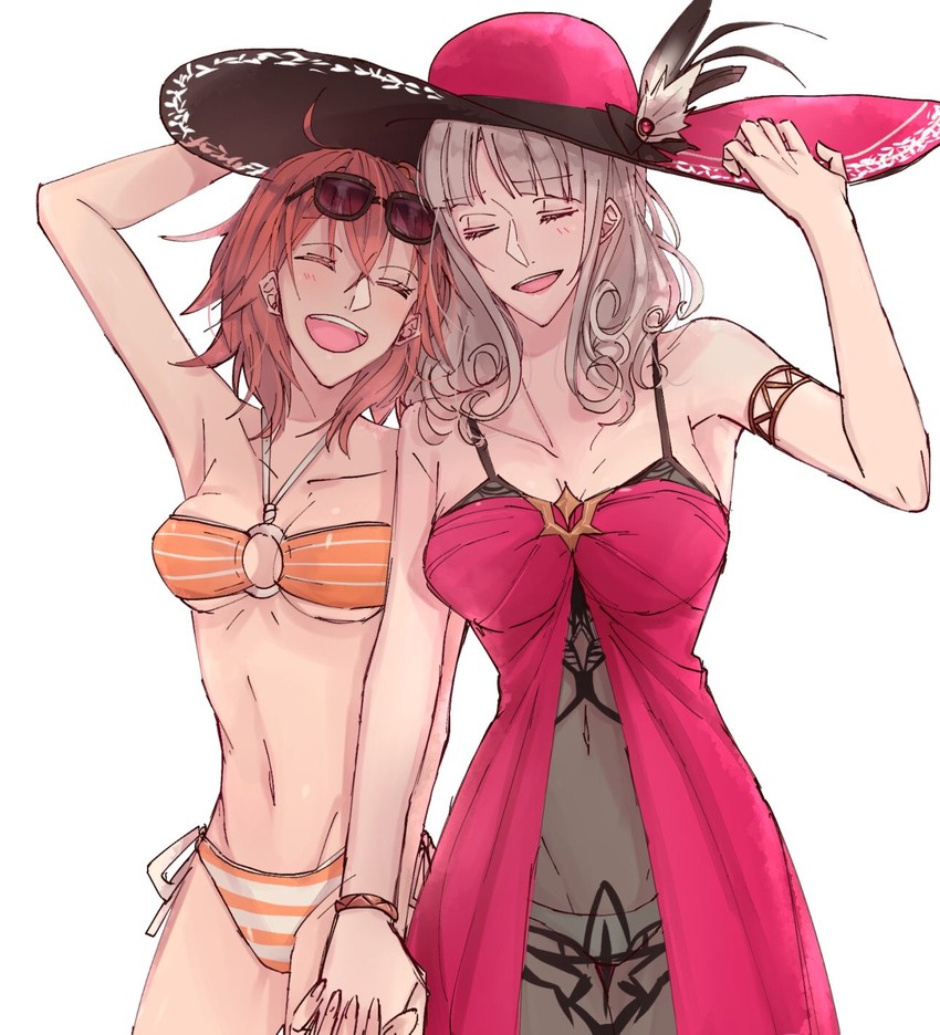 fujimaru ritsuka and carmilla (fate and 1 more) drawn by hollomaru