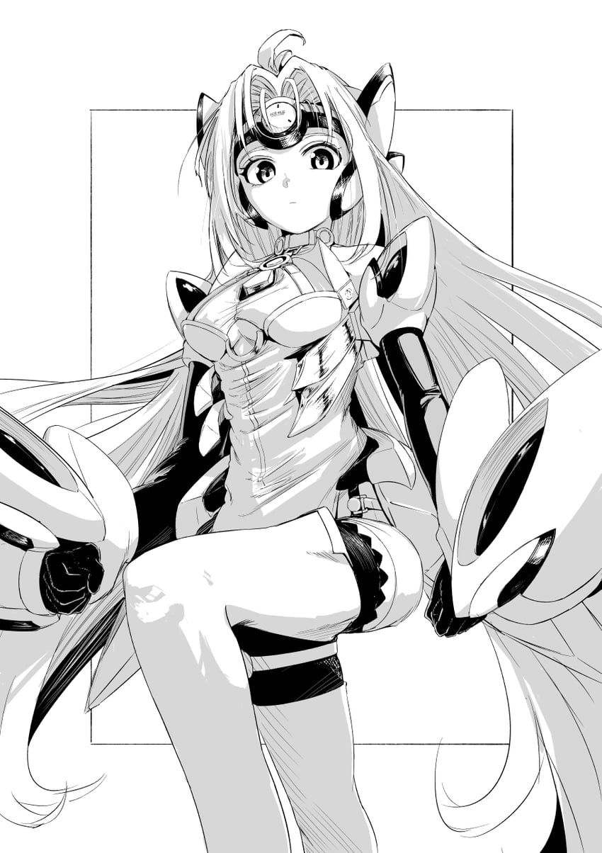 kos-mos and kos-mos ver. 4 (xenosaga and 1 more) drawn by chin_bell