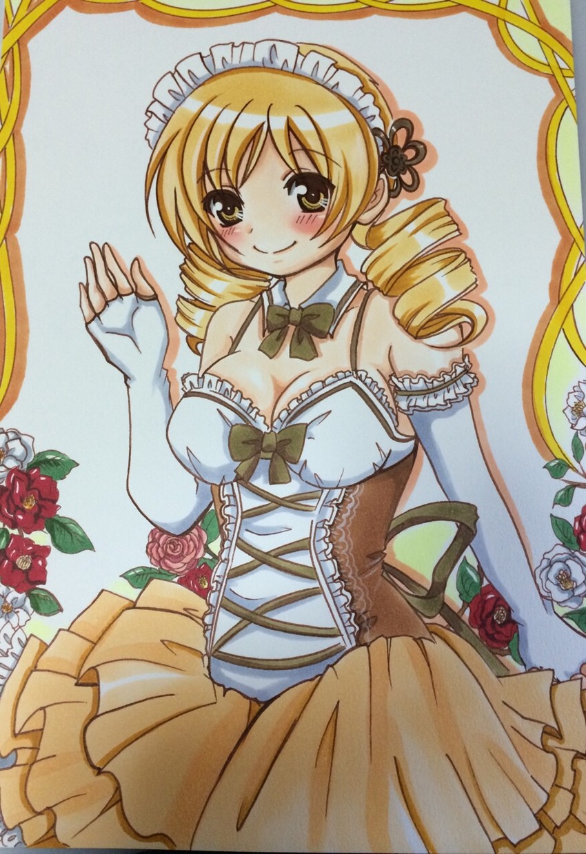 tomoe mami (mahou shoujo madoka magica) drawn by natumoro