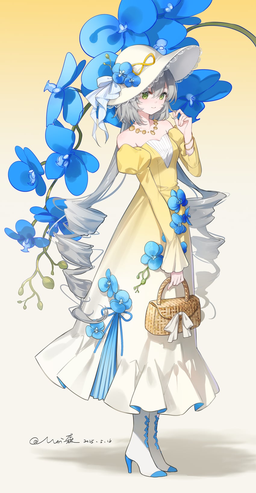 luo tianyi (vocaloid and 1 more) drawn by morimori_(14292311)