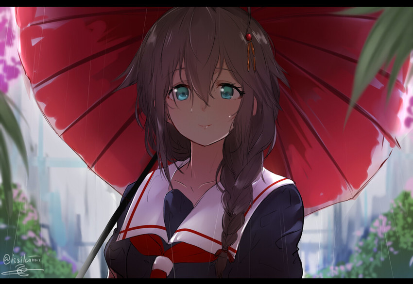 shigure and shigure kai ni (kantai collection) drawn by isshiki_(ffmania7)