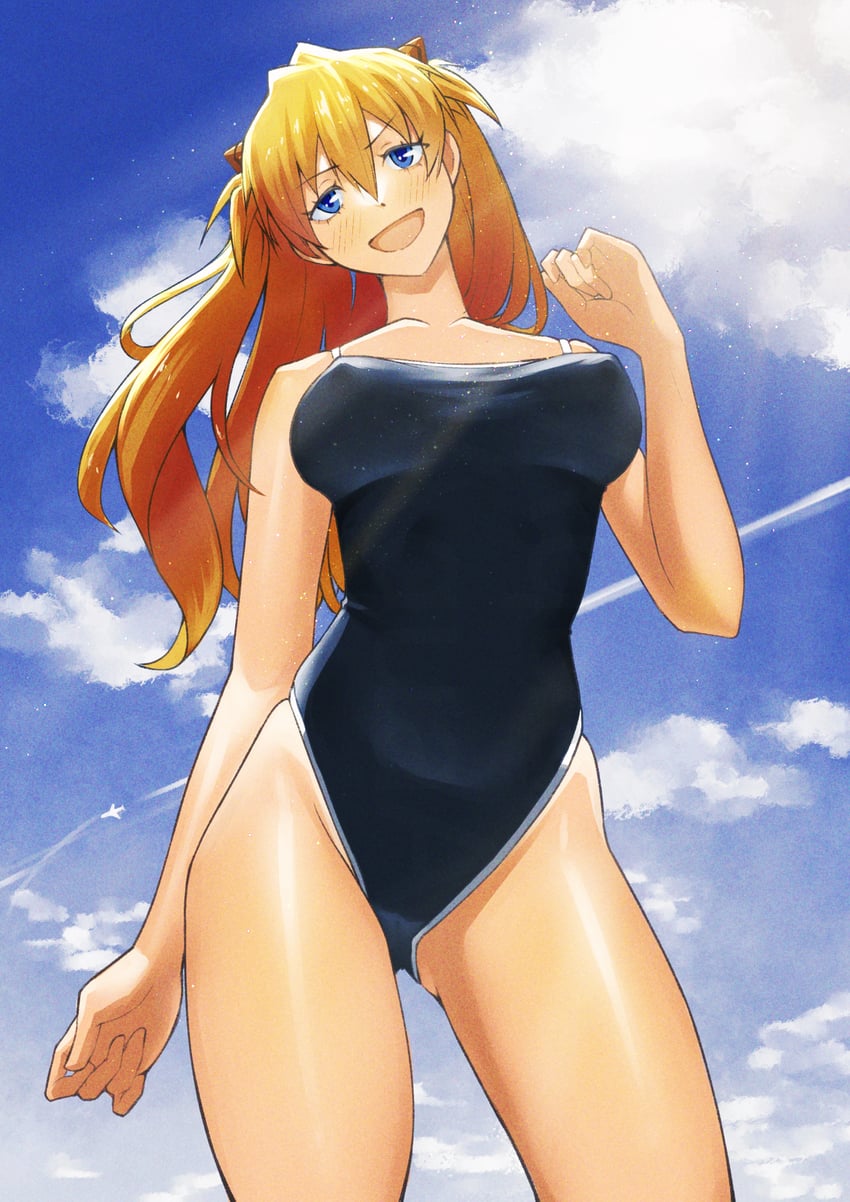 souryuu asuka langley (neon genesis evangelion) drawn by illust_aqua