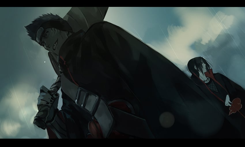 uchiha itachi and hoshigaki kisame (naruto) drawn by user_tmsf7747