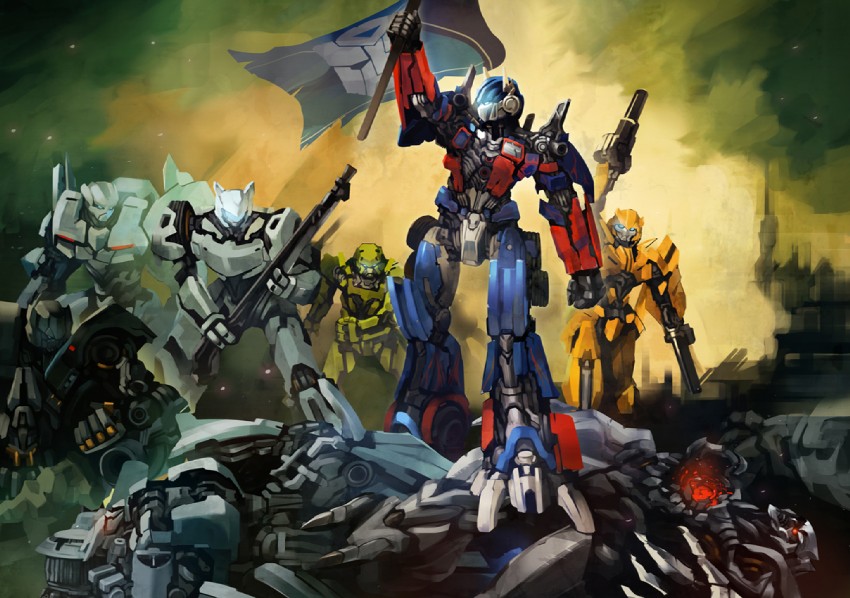 optimus prime, megatron, bumblebee, ratchet, jazz, and 3 more (transformers and 1 more) drawn by pump_(pumpqmuq)