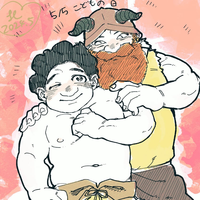 senshi and gillin of izganda (dungeon meshi) drawn by kitaorhigashi