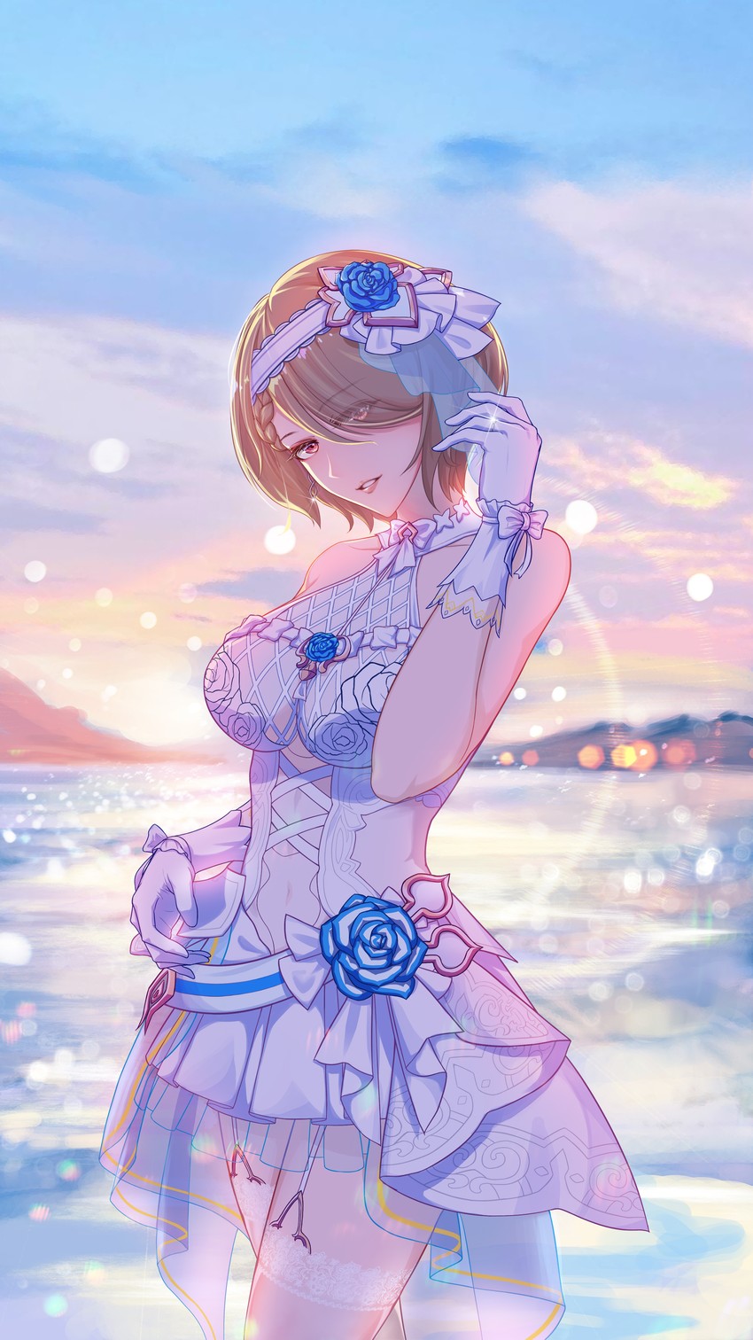 rita rossweisse (honkai and 1 more) drawn by mangshe_jiao